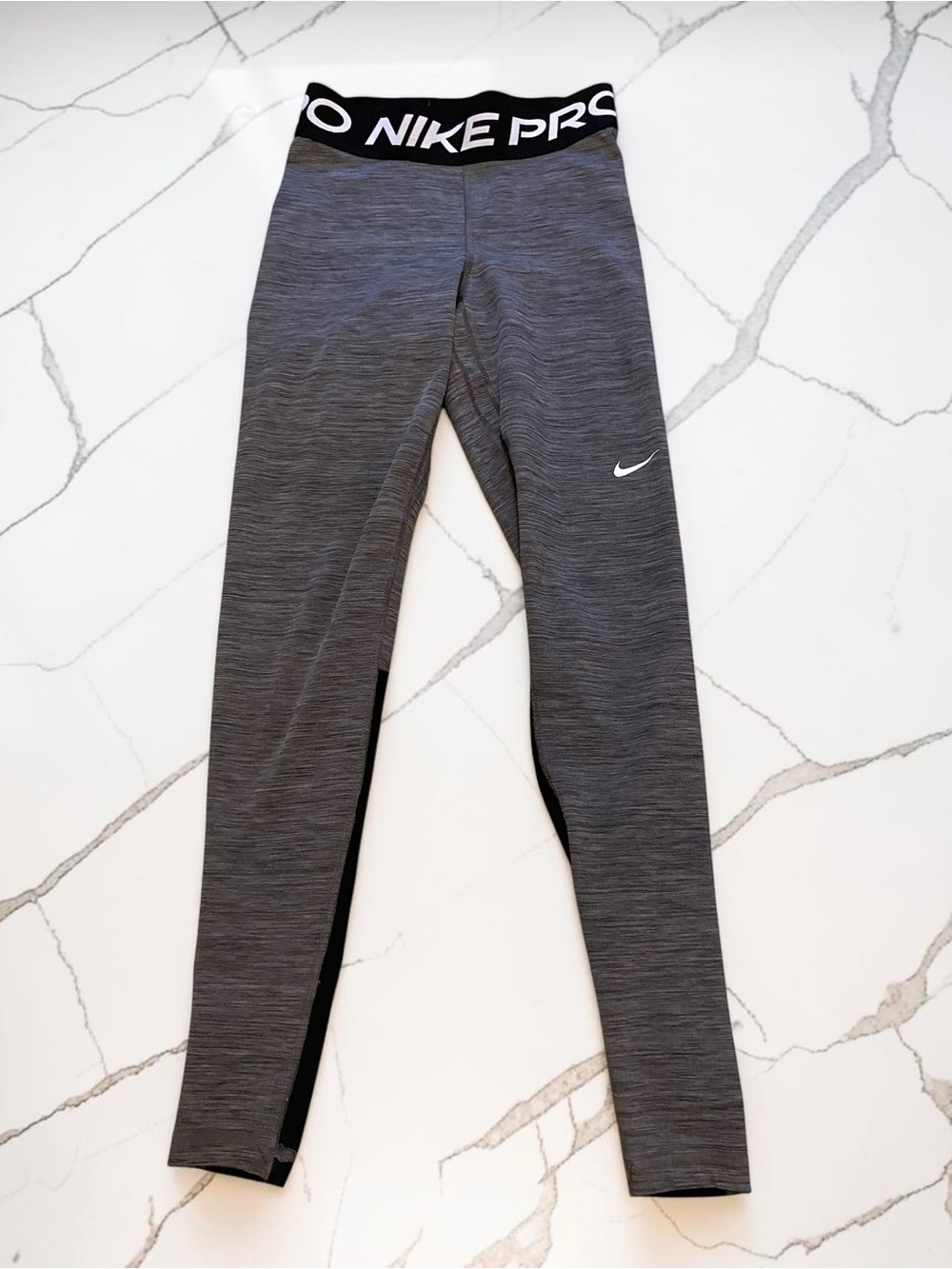 Nike Kids Gray/Black Pro Leggings